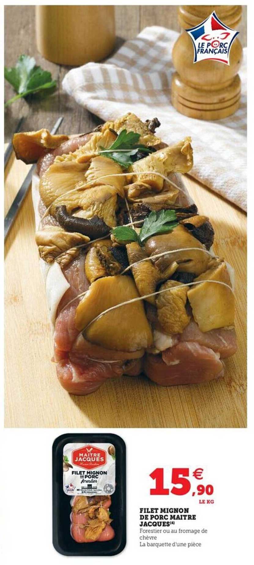 filet mignon de porc maître jacques