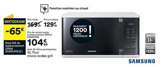 Four Micro-ondes Gril Samsung