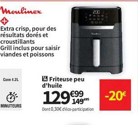 friteuse peu d'huile moulinex