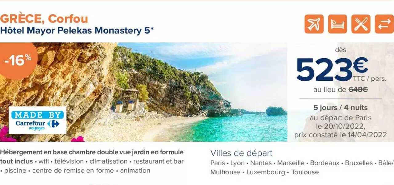 grèce, corfou : hôtel mayor pelekas monastery 5*