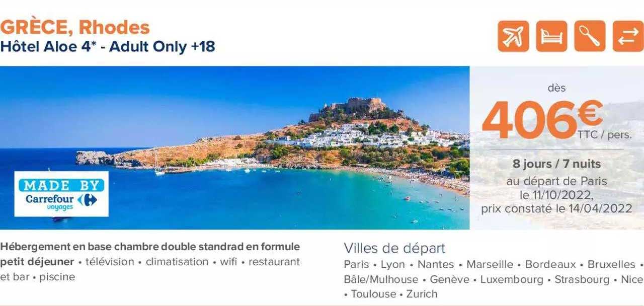 grèce, rhodes : hôtel aloe 4*