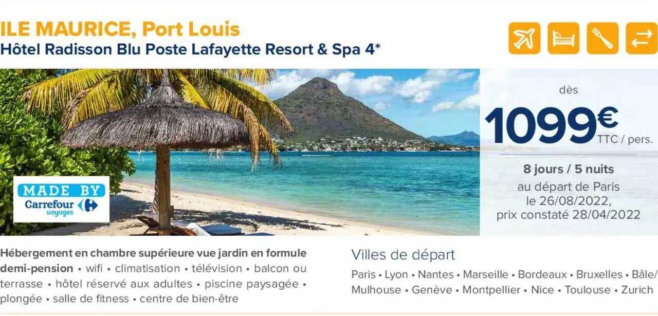 île maurice, port louis : hôtel radisson blue poste lavayette resort & spa 4*