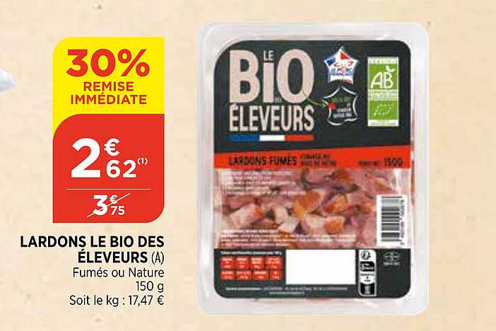lardons le bio des éleveurs