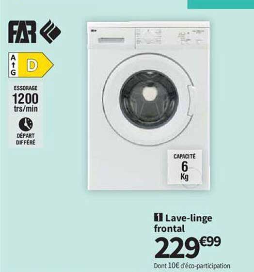 lave-linge frontal