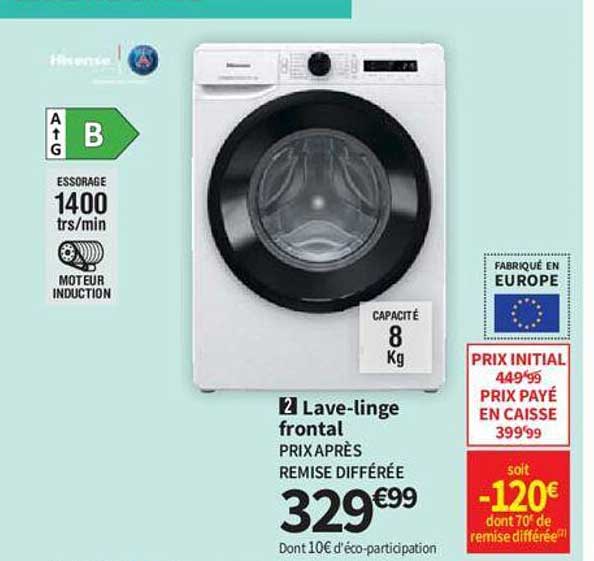 lave-linge frontal hisense