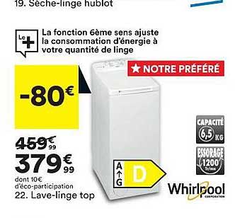 lave-linge top whirlpool