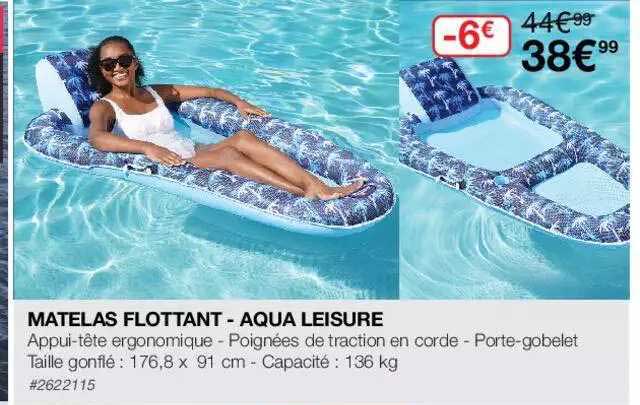 Matelas Flottant - Aqua Leisure