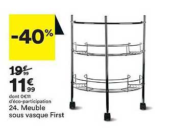 meuble sous vasque first