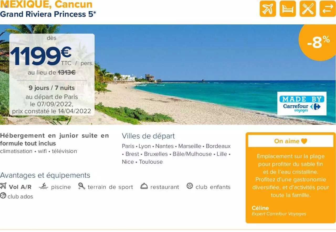 mexique, cancun : grand riviera princesse 5*