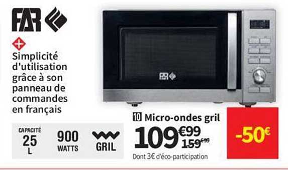 micro-ondes gril far