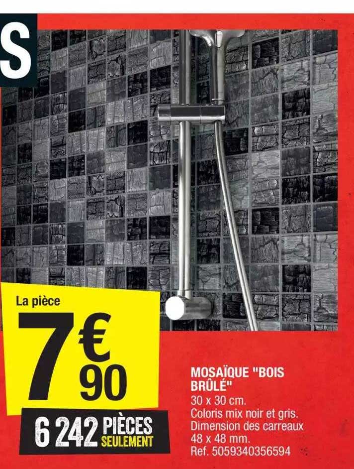 Mosaïque "bois Brülé"