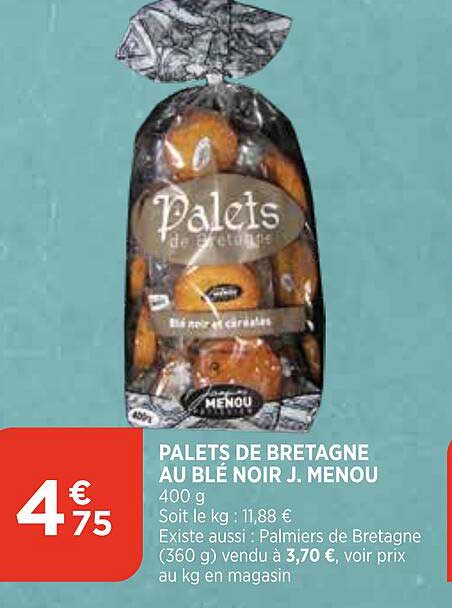 palets de bretagne au blé noir j. menou
