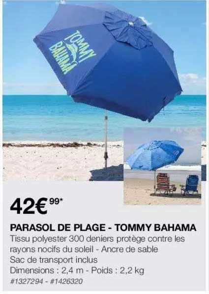 parasol de plage - tommy bahama