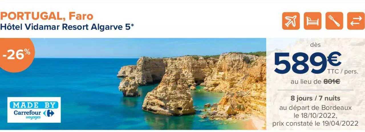 Portugal, Faro : Hôtel Vidamar Resort Algarve 5*