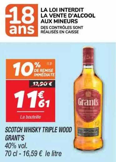 Scotch Whisky Triple Wood Grant's