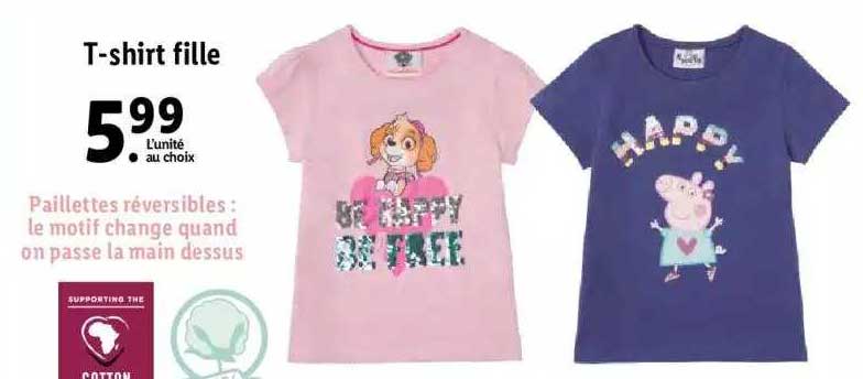 t-shirt fille
