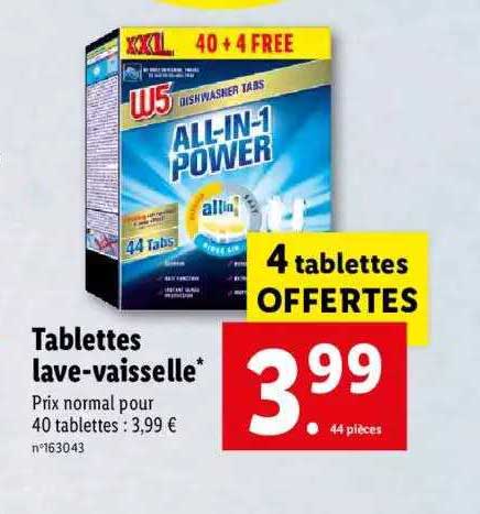 tablettes lave-vaisselle w5