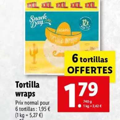 tortilla wraps snack day