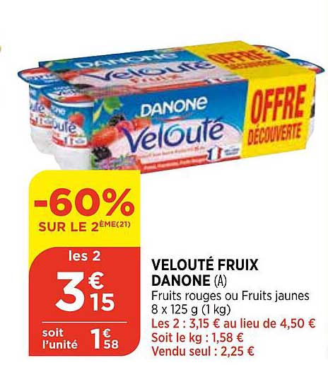 Velouté Fruix Danone
