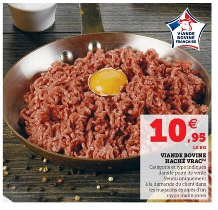 Viande Bovine Haché Vrac