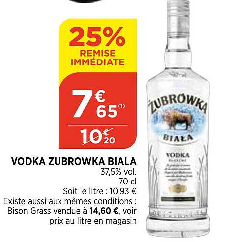 Vodka Zubrowka Biala