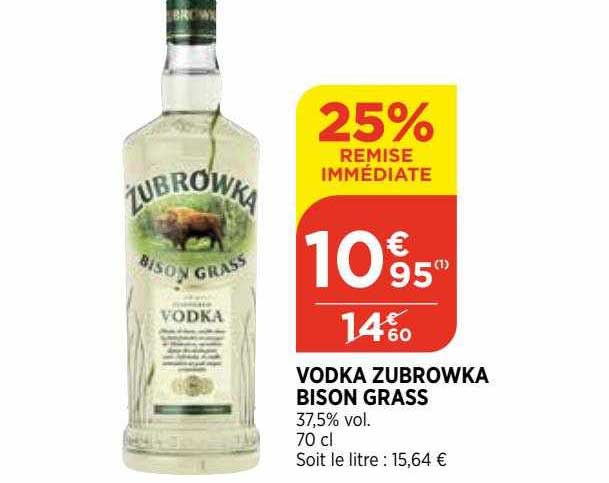 vodka zubrowka bison grass