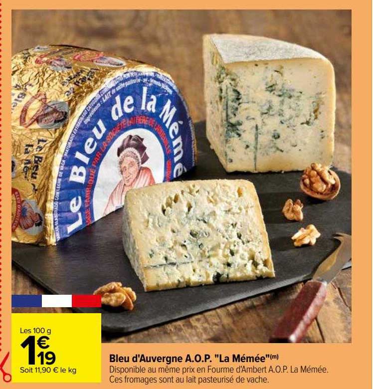 bleu d'auvergne a.o.p. "la mémée"