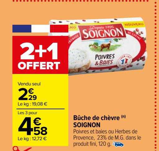 Bûche De Chèvre Soignon