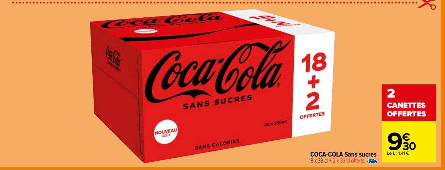 coca-cola sans sucres