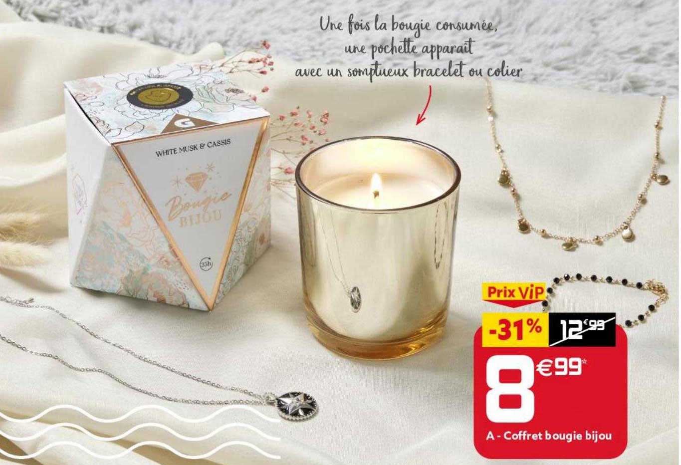 coffret bougie bijou