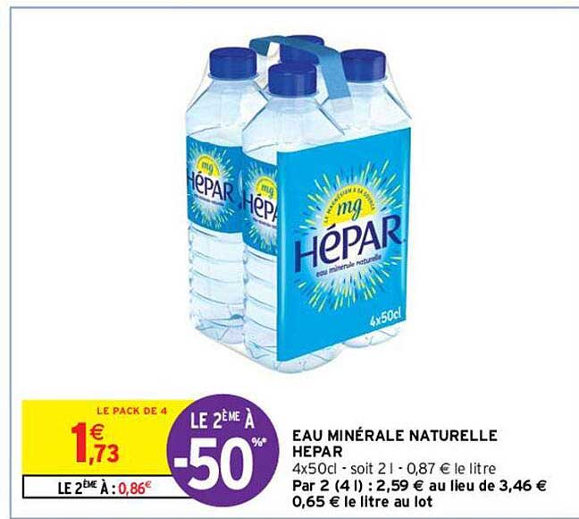 Eau Minérale Naturelle Hépar