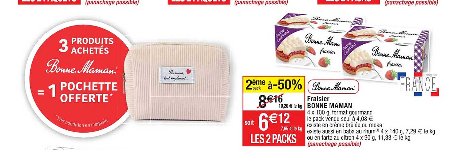 fraisier bonne maman