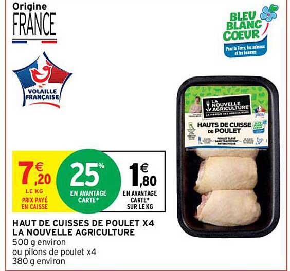 haut de cuisses de poulet x 4 la nouvelle agriculture
