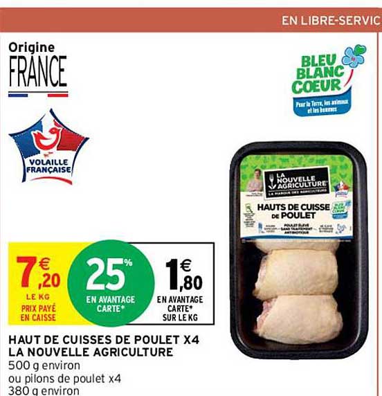 haut de cuisses de poulet x 4 la nouvelle agriculture