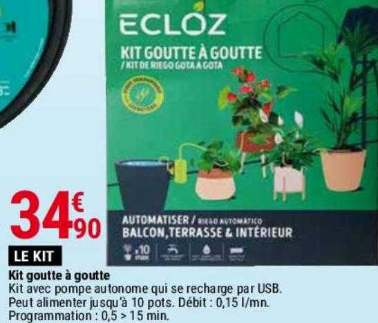 kit goutte à goutte