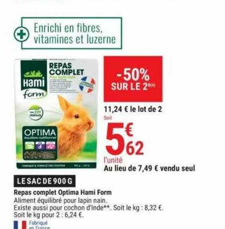 repas complet optima hami form