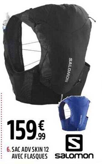 sac adv skin 12 avec flasques salomon