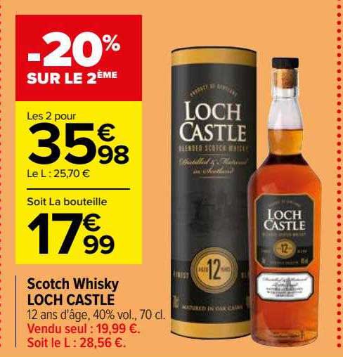 scotch whisky loch castle