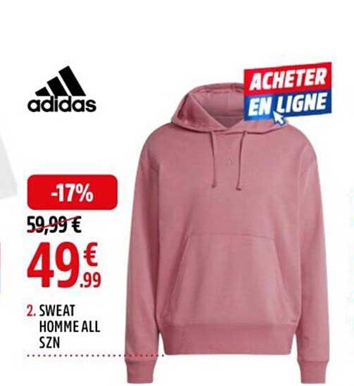 sweat homme all szn adidas