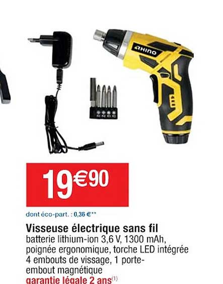 Visseuse électrique Sans Fil