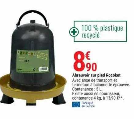 abreuvoir sur pied rocokot