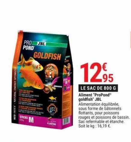 aliment "propond" goldfish jbl