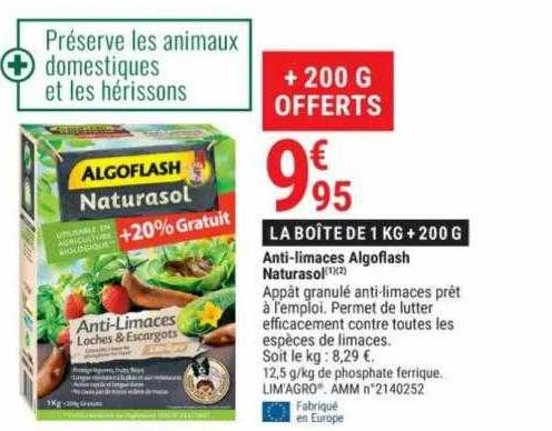 anti-limaces algoflash naturasol