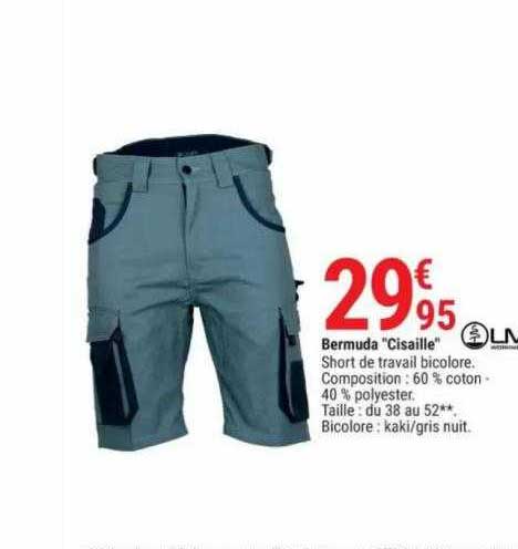 Bermuda "cisaille"