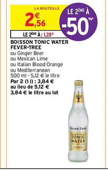 boisson tonic water fever-tree