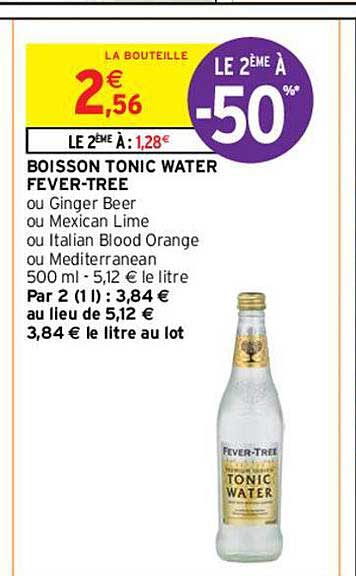 boisson tonic water fever-tree