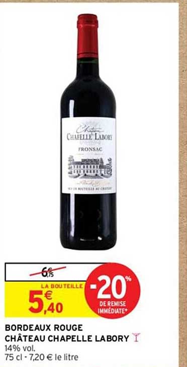 bordeaux rouge château chapelle labory