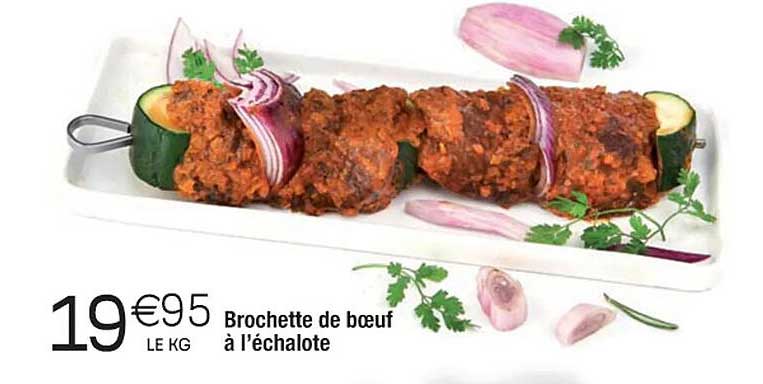 Brochette De Bœuf à L'échalote