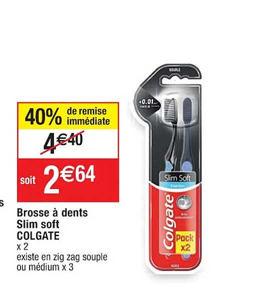 Brosse à Dents Slim Soft Colgate