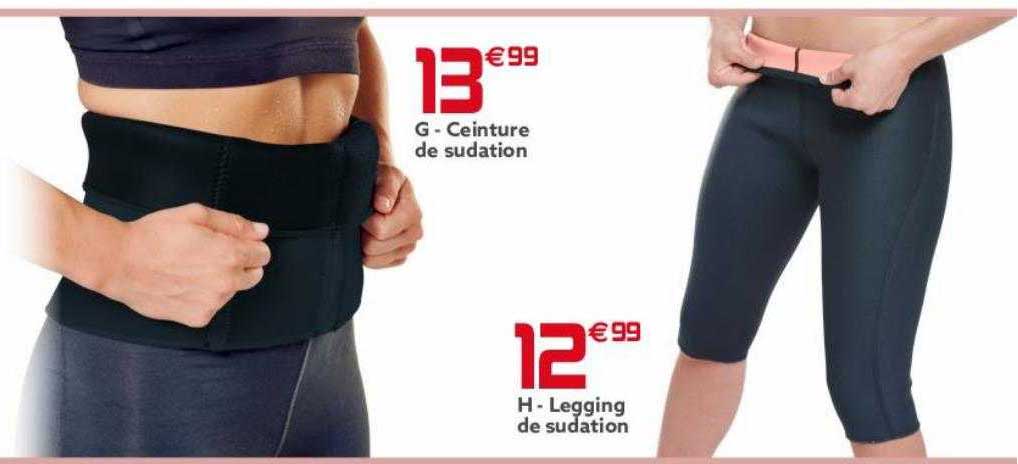 ceinture de sudation, legging de sudation